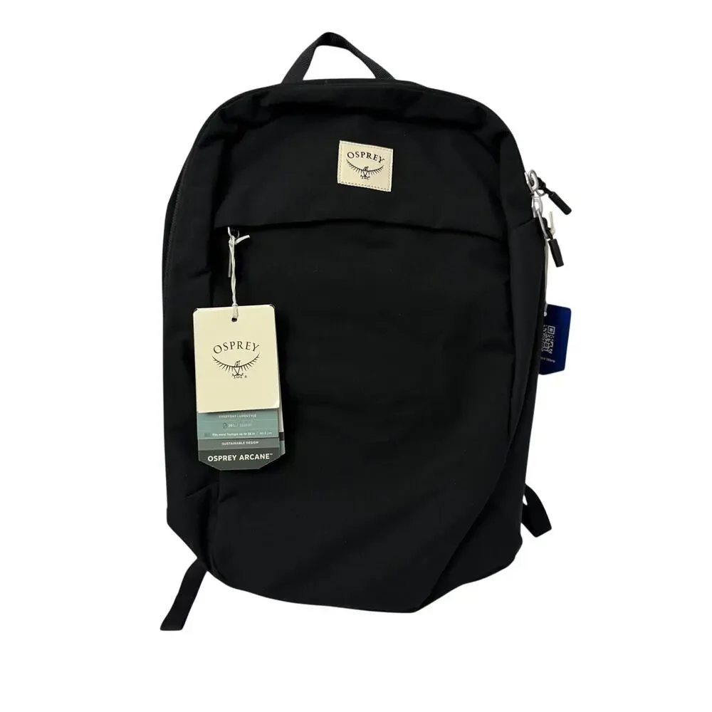Osprey Arcane Large Day Backpack Black Commuter Travel 20L 16